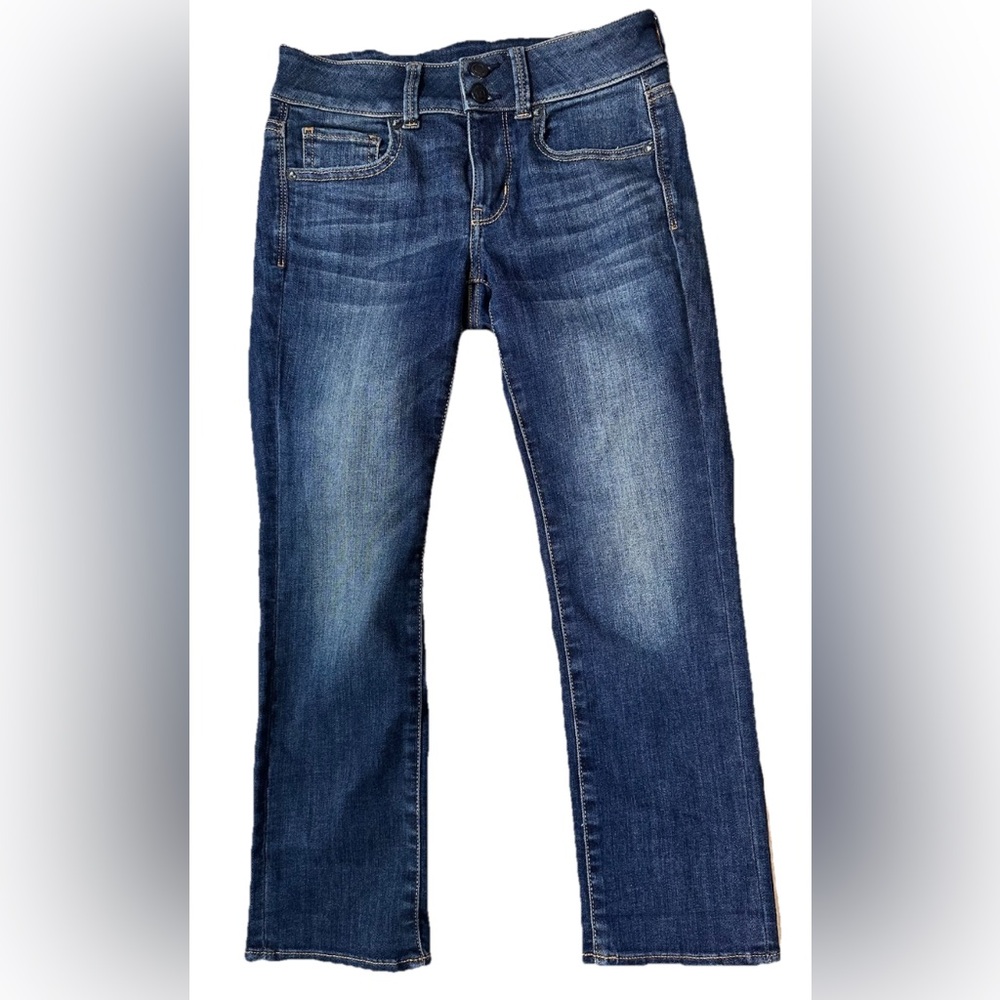 American Eagle Outfitters Next Level Stretch Jeans 4 reg Classic Denim Rodeo